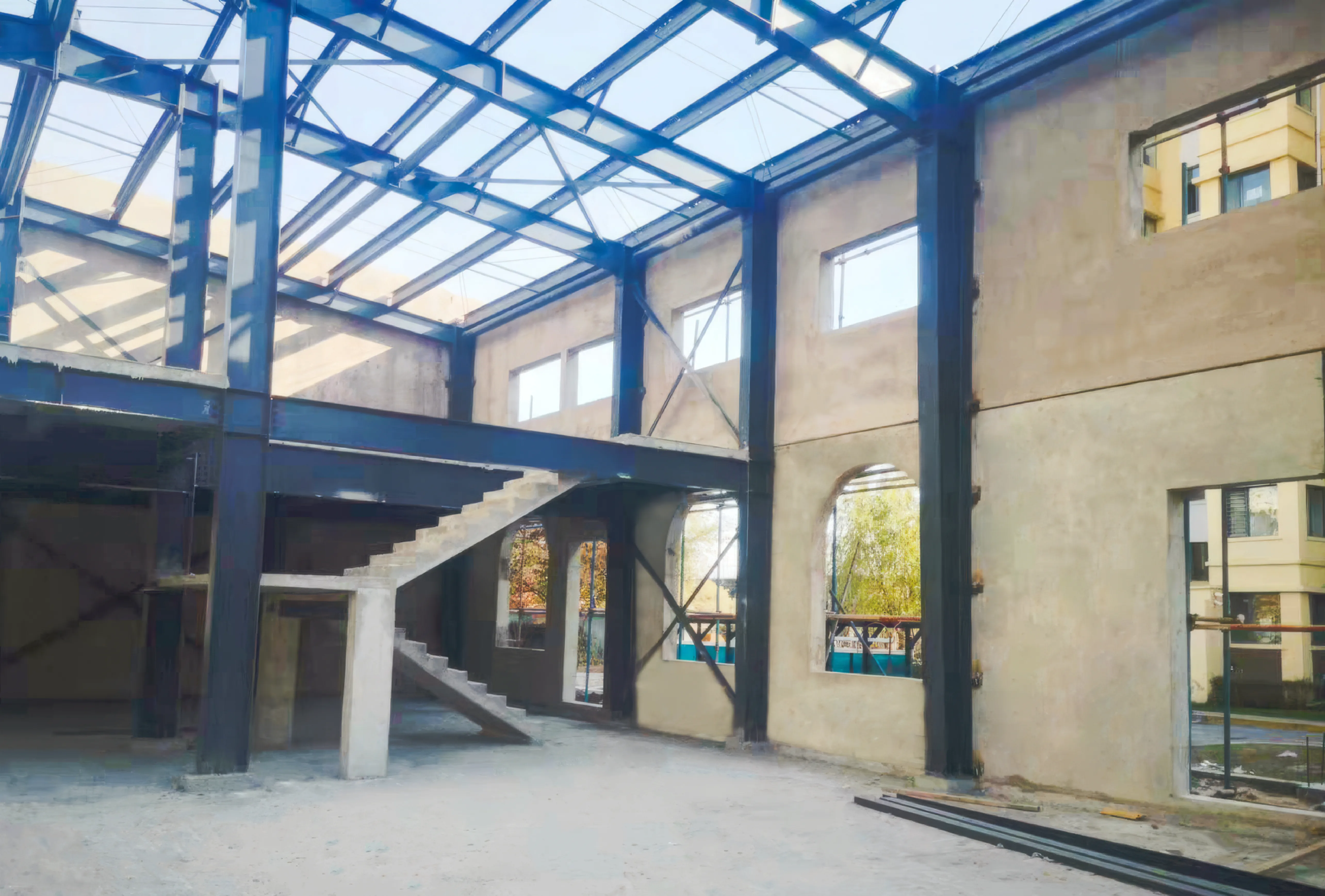 GOGER prefabricated building under construction